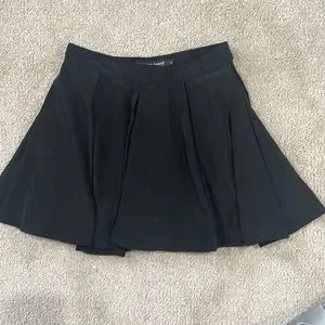 Black tennis skirt american hot sale